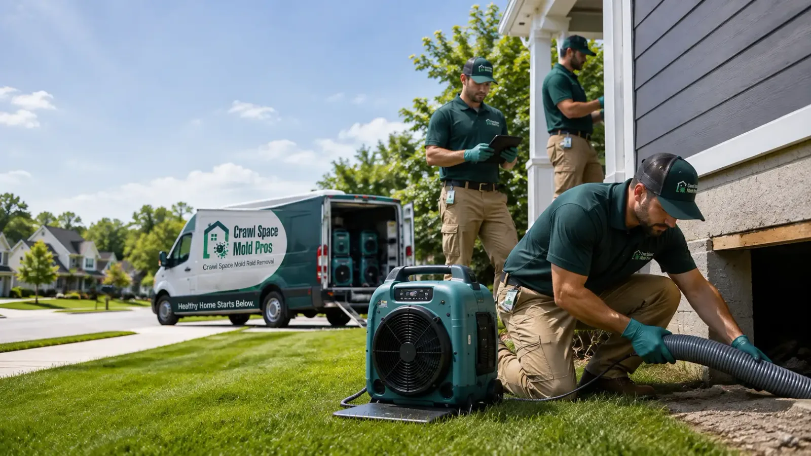 Crawl Space Mold Removal in Harbor Beach, MI